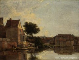 Achterkant van de New Mills, Norfolk Achterkant van de New Mills, Norfolk