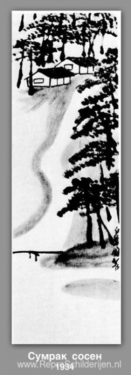 Schemering dennen Schemering dennen