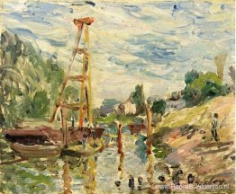 Vrachtboot op de Loing Vrachtboot op de Loing