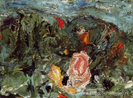 Landschap met roos Landschap met roos