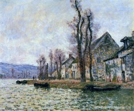De bocht van de Seine bij Lavacourt, Winter De bocht van de Seine bij Lavacourt, Winter