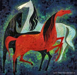 Drie edele paarden Drie edele paarden