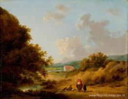 Landschap met een zigeunerfamilie Landschap met een zigeunerfamilie