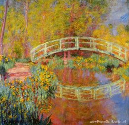 De Japanse brug (de brug in de tuin van Monet) De Japanse brug (de brug in de tuin van Monet)