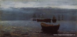 Bij Volga. De avond valt. Bij Volga. De avond valt.
