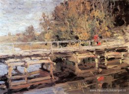 Herfst. Op brug Herfst. Op brug