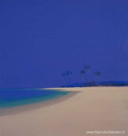 Strand met palm Strand met palm