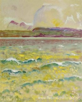 Thunersee met Wellen Thunersee met Wellen