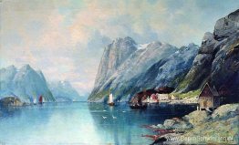 Fjord in Noorwegen Fjord in Noorwegen