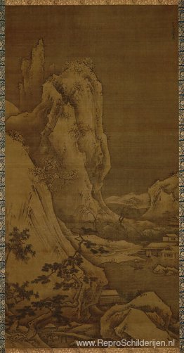 Landschap van de vier seizoenen: winter Landschap van de vier seizoenen: winter