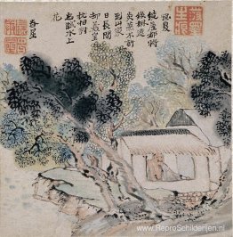 Genieten van het zomerlandschap Genieten van het zomerlandschap