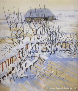 Winterlandschap. Neskuchnoje Winterlandschap. Neskuchnoje