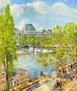 April, Quai Voltaire, Parijs April, Quai Voltaire, Parijs