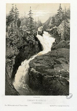 Cascade de Cérizet (Cauteretz (dwz Cauterets)) Cascade de Cérizet (Cauteretz (dwz Cauterets))