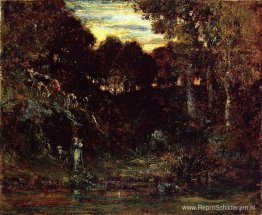 Koeien die terugkeren van de berghelling Koeien die terugkeren van de berghelling