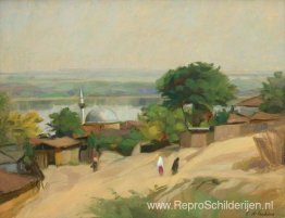 De moskee in Ada Kaleh De moskee in Ada Kaleh