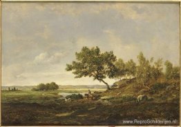 De vijver aan de voet van de heuvel De vijver aan de voet van de heuvel