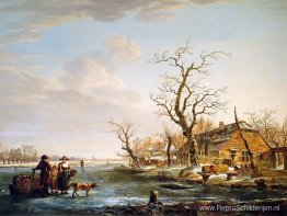 Winterlandschap bij Drevel Winterlandschap bij Drevel