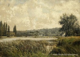 Landschap met een zijrivier van de Seine, nabij Parijs Landschap met een zijrivier van de Seine, nabij Parijs