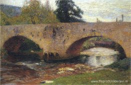De brug in Labastide du Vert De brug in Labastide du Vert