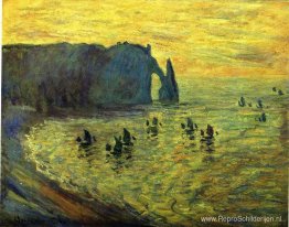 De kliffen van Etretat De kliffen van Etretat