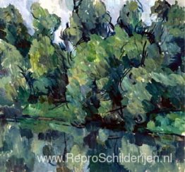 Bomen dichtbij het meer Bomen dichtbij het meer
