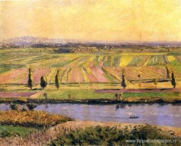 De vlakte van Gennevilliers vanaf de heuvels van Argenteuil De vlakte van Gennevilliers vanaf de heuvels van Argenteuil