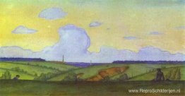 Avond landschap Avond landschap