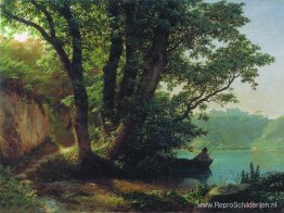 Landschap met meer Landschap met meer