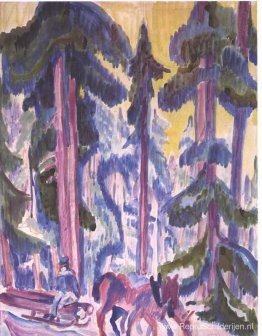 Wod-kar in het bos Wod-kar in het bos