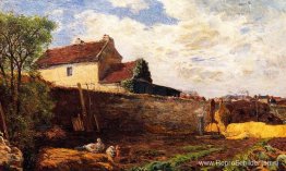 Ganzen op de boerderij Ganzen op de boerderij