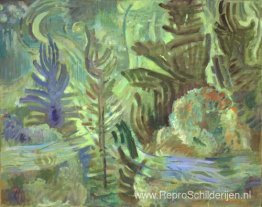 Boom in vloeiend maanlicht Boom in vloeiend maanlicht