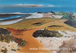 Landschap met duinen Landschap met duinen