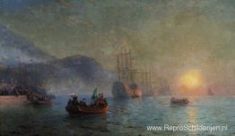 Columbus vaart vanuit Palos Columbus vaart vanuit Palos