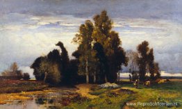 Het landschap van Barbizon Het landschap van Barbizon