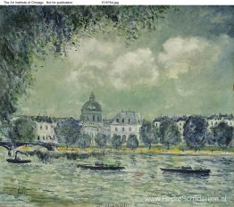 De Seine met het Instituut van Frankrijk De Seine met het Instituut van Frankrijk
