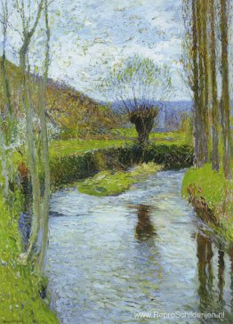Rivier Vert in het voorjaar Rivier Vert in het voorjaar