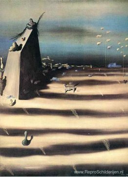 Groot schilderij dat een landschap voorstelt Groot schilderij dat een landschap voorstelt