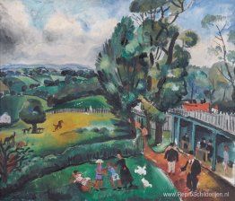 Landschap met figuren Landschap met figuren