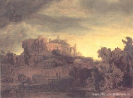 Landschap met kasteel Landschap met kasteel