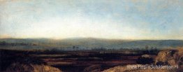 Panoramisch landschap aan de rand van Parijs Panoramisch landschap aan de rand van Parijs