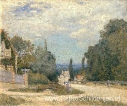 Route vanaf Louveciennes Route vanaf Louveciennes