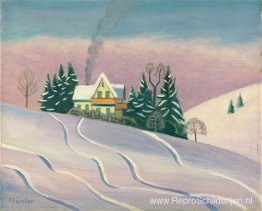 Winterlandschap in Beieren Winterlandschap in Beieren