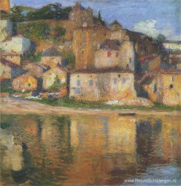Uitzicht op Puy l'Eveque Uitzicht op Puy l'Eveque