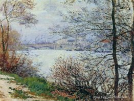 De oevers van de Seine, Ile de la Grande-Jatte De oevers van de Seine, Ile de la Grande-Jatte