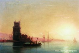 Lissabon. Zonsopgang Lissabon. Zonsopgang