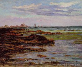 De kustlijn in Bretagne De kustlijn in Bretagne