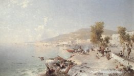 Vietri Sul Mare, kijkend naar Salerno Vietri Sul Mare, kijkend naar Salerno