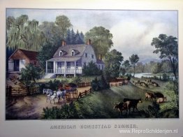 Amerikaanse Homestead-zomer Amerikaanse Homestead-zomer