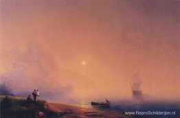 Krim-Tartaren aan de kust Krim-Tartaren aan de kust